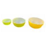 (3) PCS Three Fire King Mixing Bowls
