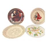 (4) PCS Four Decor Plates