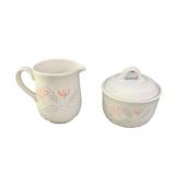 (2) PCS Vintage Corelle Coordinates Pink Trio