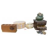Plates, Hen, Jewelry Bix Full, Clock, Hummel