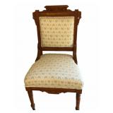 Eastlake Victorian Walnut Parlor Chairs