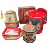 (9) PCS Coca-Cola Tins