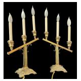 Heavy Brass Lamps