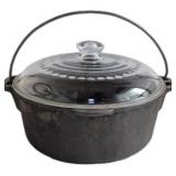 WAGNERï¿½s 1881 5 Qt Dutch Oven ï¿½ Glass Lid
