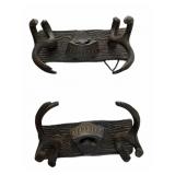 (2) Iron Antler Bottle Openers