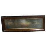 12 ï¿½ x 32 ï¿½ Antique Pastel Landscape