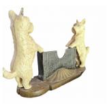 Cast Iron Scottish Terrier Business Card Holder
