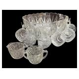 Punch Bowl wï¿½ 12 Cups & Cream & Sugar