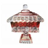 Westmoreland Wedding Bowl wï¿½ Ruby Accent