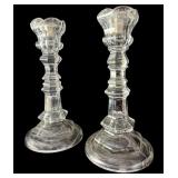 Heavy Crystal Candle Holders