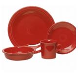 29 pc Red Fiesta Dish set COME SEE