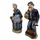Old Farmer wï¿½ Pig & Old Woman wï¿½ Basket
