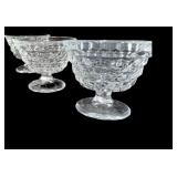 (3) FOSTORIA Dessert Bowls