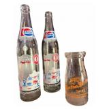 (2) Ky Pepsi Bottles & HAMILTON FARMS DAIRY MILK