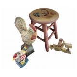 Rooster & Stool wï¿½ Rooster Design