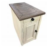 Ashley Chairside Cabinet wï¿½ Cup Holder, USB Port