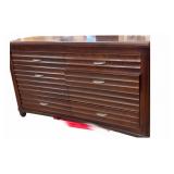 8 Drawer Dresser Base NEEDS WORK ON One Drawer