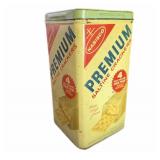 Vintage Premium Cracker Tin