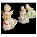 (3) Lefton China Figurines