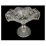 Vintage Crystal Pedestal Bowl