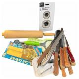 Butcher Knives, Rolling Pin & More