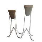 (2) PCS Two Large Planters