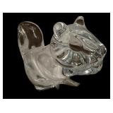 Heavy Crystal Squirrel Paperweight
