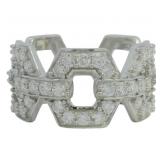 1.40 ct Hexagon Pave