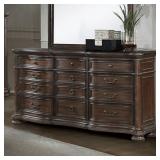 Bernards $2279 MSRP 12 Drawer Dresser & Mirror