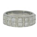 Brilliant 1.05 ct VS Lab Diamond Dinner Ring