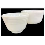 Pair Hamilton Beach Mixing Bowls