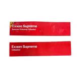 (2) PCS Antique Metal Exxon Gas Signs