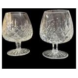 (2) Waterford Brandy Glasses