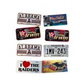 (8) PCS Vintage License Plates