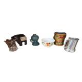 (6) PCS Estate Piggy Bank, Royal Norfolk Thanful