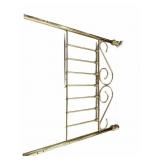 Brass Finish Headboard