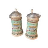 (2) PCS Two Beer Steins