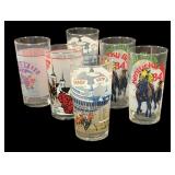 (6) Kentucky Derby Glasses
