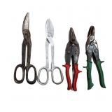 (4) PCS Four Tin Snips