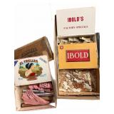 Collection of Cigar Boxes wï¿½ Wraps & Birth. Tubes