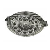 Vintage Glass Divided Serving Dish