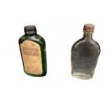 (2) PCS Two Vintage Medicine Bottles