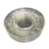 (8) PCS Glass Saucers