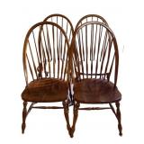 (4) PCS Four Spindle Back Chairs