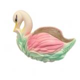 Vintage Ceramic Swan Planter