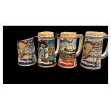 (4) Miller Beer Steins