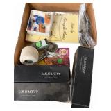 Reciipe Book, Pins,  Safety Sunglasses & More