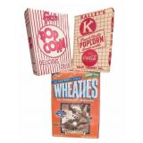 Jackie Robinson Box of Wheaties & 2 Popcorn Bixes