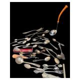 Collector Spoons (JFK, States) Pickle Fork & More