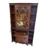 Estate Mahogany Secretary Desk And Hutch